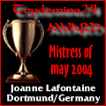 Lady Roxy`s Dominaführer TopDomina24 - Award for  Mistress Janne Lafontaine
